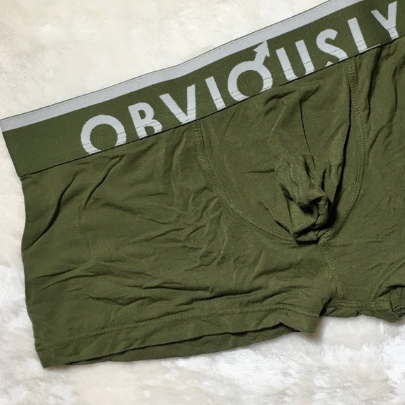 Obviously Other - Obviously army green brief square cut Small